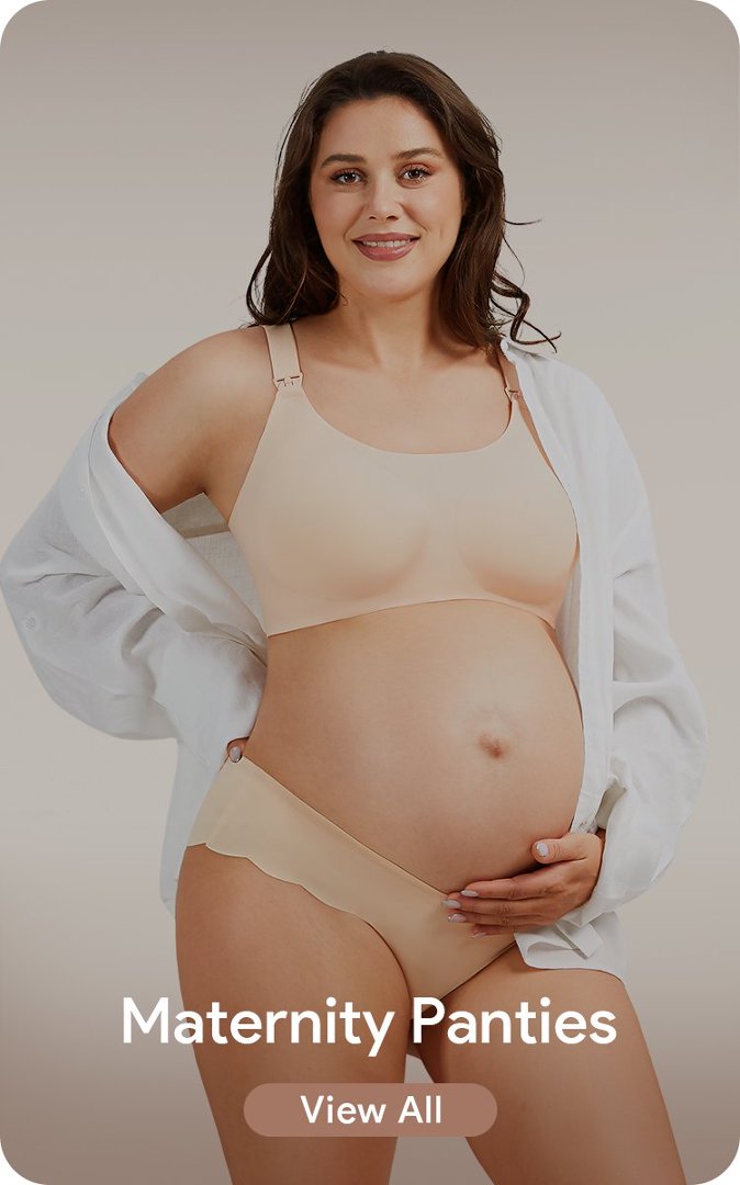 Angelhood 6 Pack Womens Cotton Maternity Underwear,Healthy Maternity Pregnancy Panties Postpartum Mother Under Bump Underwear