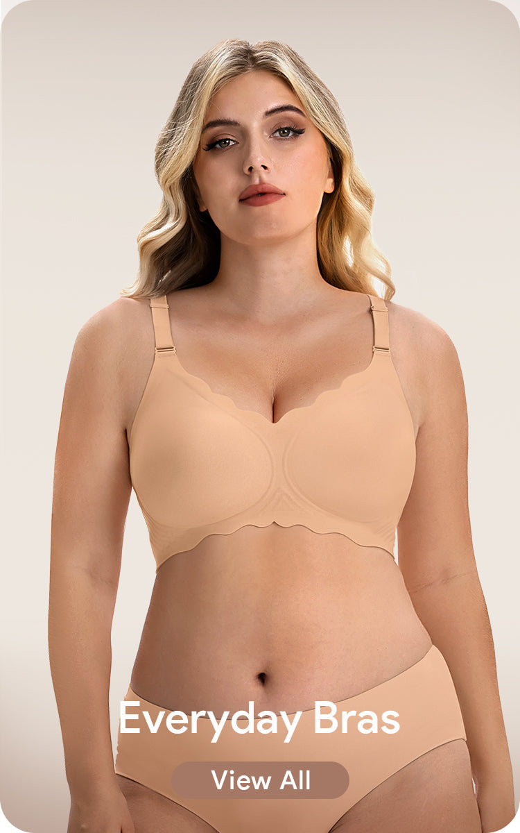 Angelhood Seamless Jelly Bras for Women Wireless Push Up T-Shirt Bra Pack