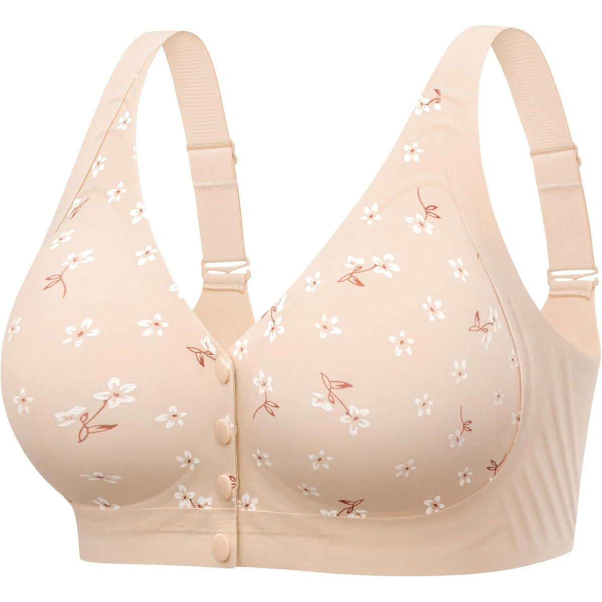 Angelhood Jelly Front Closure Women's Bra Daisy Wireless Surgical Bralettes