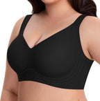 Angelhood Jelly Bras for Women Wireless Plus Size Push Up Support Bralette