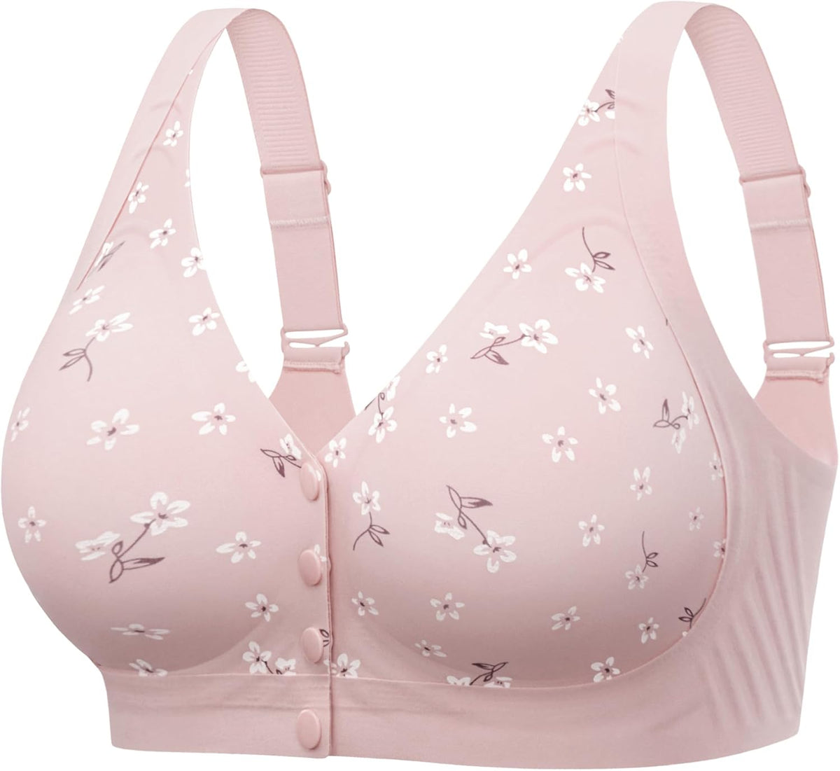 Angelhood Jelly Front Closure Women's Bra Daisy Wireless Surgical Bralettes