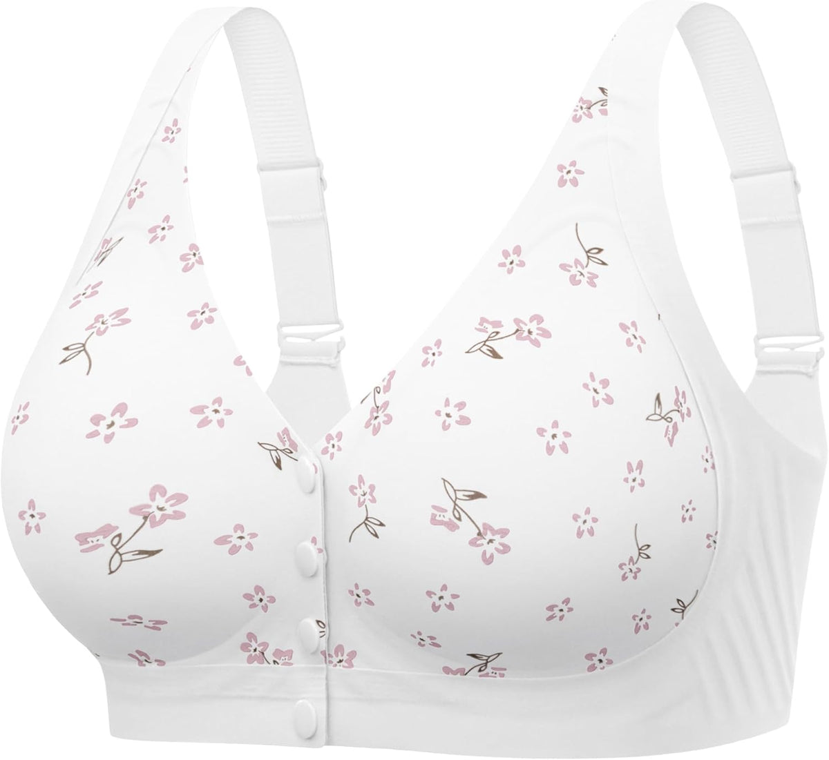 Angelhood Jelly Front Closure Women's Bra Daisy Wireless Surgical Bralettes