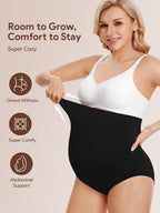 Maternity Underwear Over Bump, Pregnancy Panties Belly Support, Multi Pack