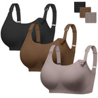 Women Nursing Bras for Breastfeeding Wireless Seamless Push Up Bralettes