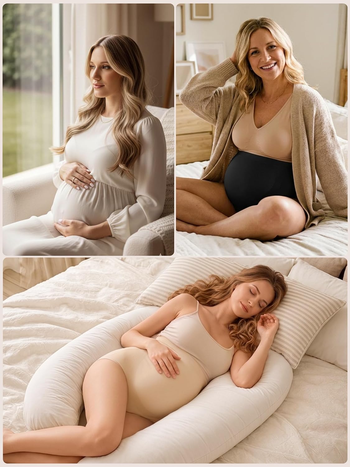 Maternity Underwear Over Bump, Pregnancy Panties Belly Support, Multi Pack